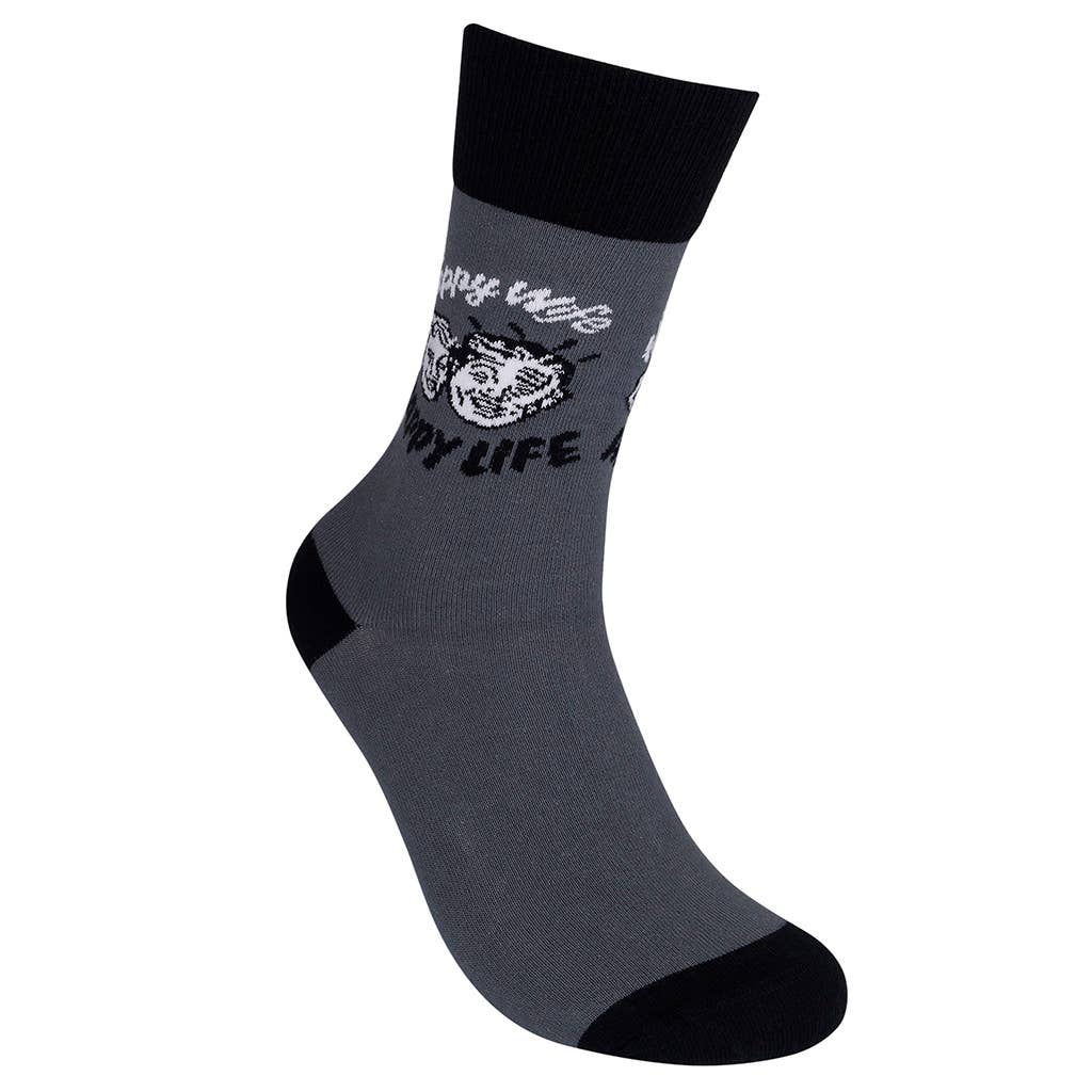 Happy Wife. Happy Life. Socks - HER Home Design Boutique